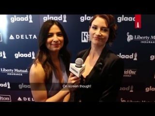 Chyler leigh and floriana lima at the glaad awards