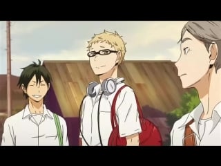 Haikyuu!! oad 01 karasuno и пристаа (отрывок)