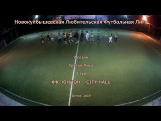 7 сезон третья лига 4 тур фк юнион city hall 18 05 2019 13 4 нарезка