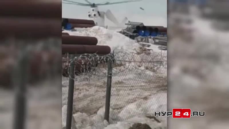 Крушение вертолета на ямале