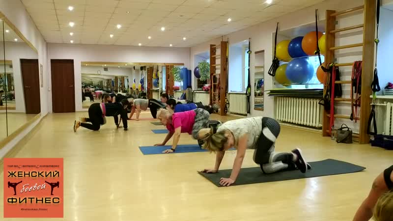 Упругая попа и стальной пресс женский боевой фитнес с аленой кратовской (петерсон)