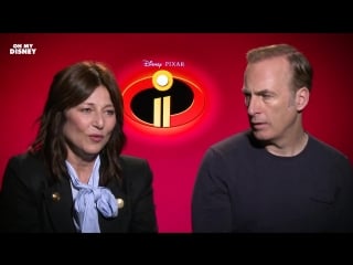 Bob odenkirk and catherine keener on playing siblings in incredibles 2 oh my d