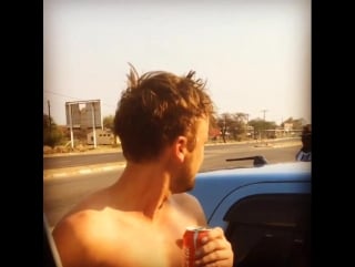 Tom felton has arrived in botswana!!