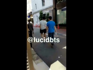 170619 bts rm spotted (tokyo)