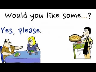 Modal verb would you like some offer food easy english conversation practice esl