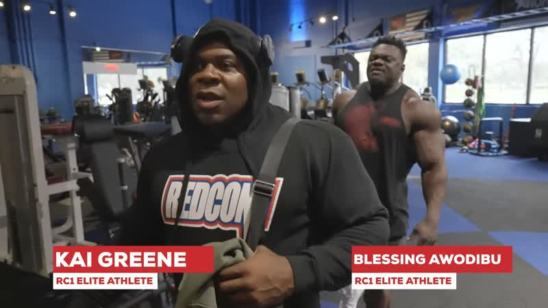 Arms porn video – Blessing awodibu &amp; kai greene train arms
