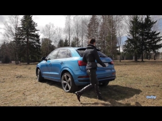 Автомалиноа протестировала обновленный audi q3