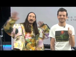 Todayshow coming up a live performance from @steveaoki and @louis tomlinson!