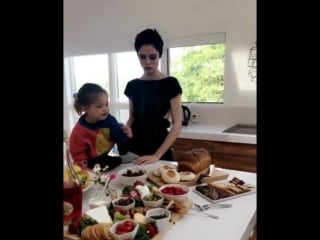 Coco and ioni at home