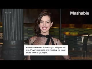 Anne hathaway flawlessly shut down fat shamers before they could even porn