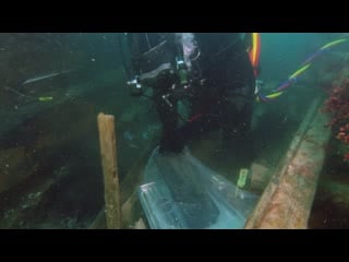 Parks divers have found part of an accordion on erebus