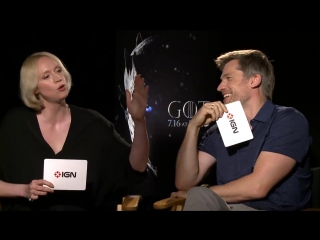 Game of thrones' brienne and jaime interview each other