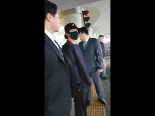 김현중 kim hyun joong incheon intl airport (from bkk, thai)