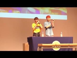 180617 jinyoung x hyunsoo @ dongja art hall fansign