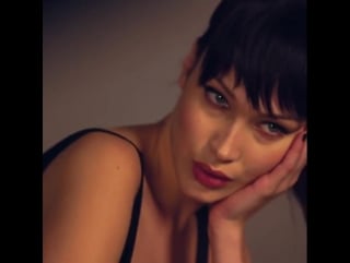 Bella hadid behind the scenes for giuseppe zanotti ss18