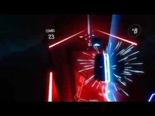 Vr guitar hero but with lightsabers