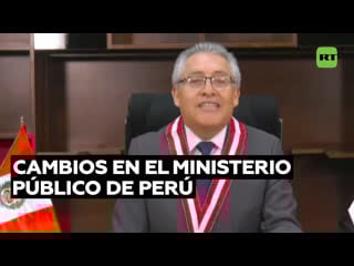 Fiscal de perú anuncia cambios en el ministerio público y una intervención a la contraloría