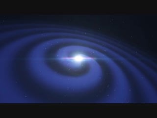 Neutron star merger animation ending with kilonova explosion