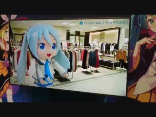 Full video snow mikudayo in daimaru sapporo 2018