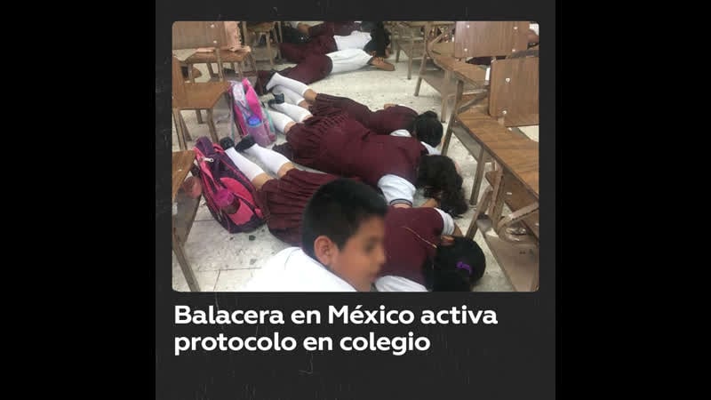 Balacera provoca porn en una escuela primaria en méxico