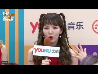 160913 the show warm up redvelvet wendy share tips for studying