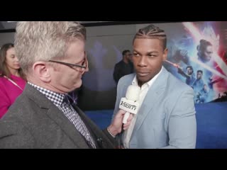 John boyega is looking forward to getting "a little more unprofessional" at the london premiere