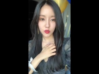 180801 hyomin instagram live