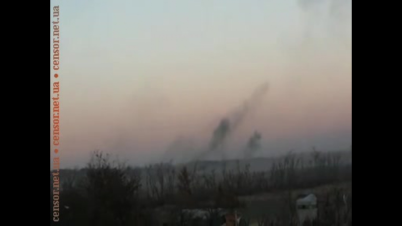 Ожесточенный бой во время "перемирия" под селом жабуньки заснял офицер 93 й бригады
