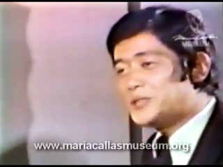 Maria callas and giuseppe di stefano interview with hiroshi sekibuchi and nobue kobayashi (tokyo, oct 27, 1974)