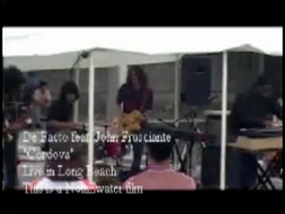 De facto with john frusciante cordova (long beach )