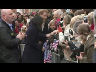 Prince harry and meghan markles first public engagement