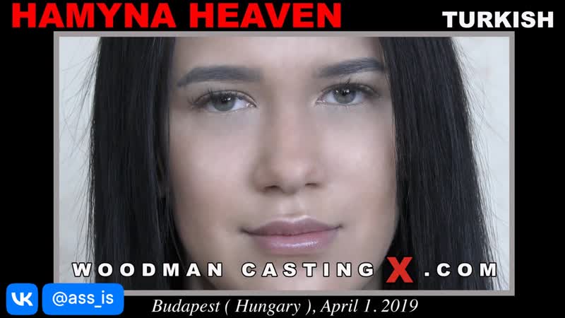 Милую брюнетку жестко ебет в анал / кастинг вудмана [anal, blowjob, cum in mouth, глотает, минет, hardcore, teen] hamyna heaven