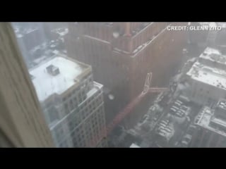 Horrifying nyc crane collapse caught on camera