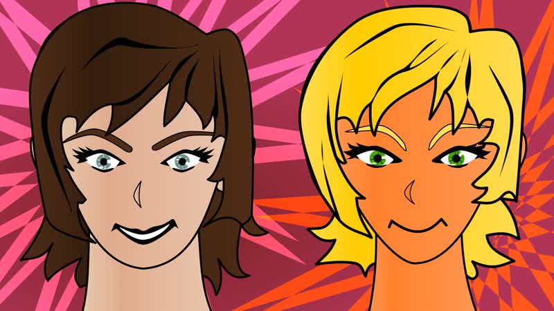 Inkscape парный портрет