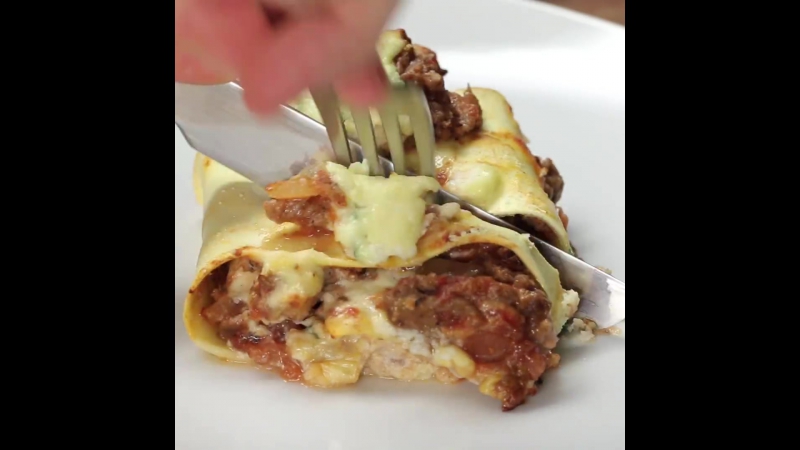 Lasagne roll ups