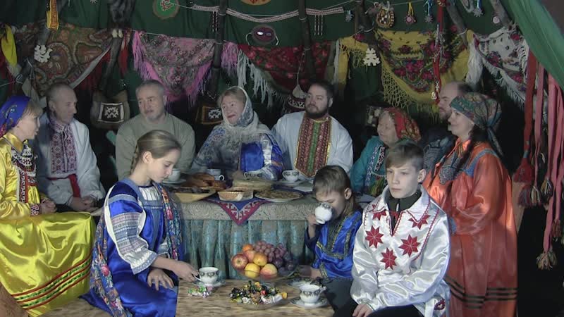 В гостеприимном чуме русская семья гридасовых