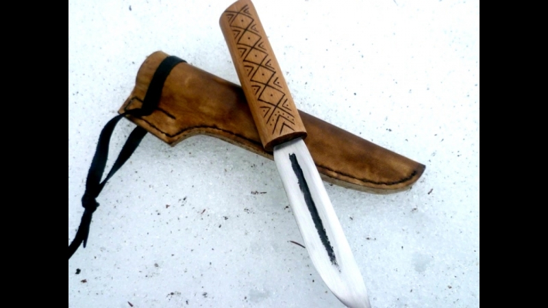 Нож по мотивам якутского