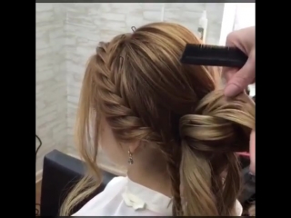 Лёгкая, нежная, романтичная причёска