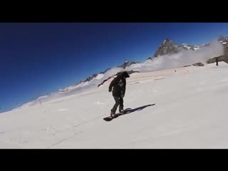 Summer snowboarding zermatt
