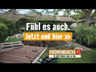 Реклама строительных материалов от hornbach, германии