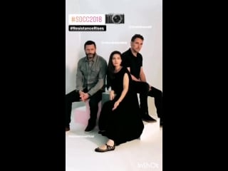 Rufus sewell, alexa davalos and jason o'mara