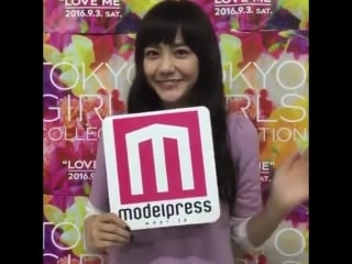 [modelpress] airi for tgc'16 a/w