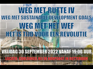 Weg met rutte iv weg met sustainable development goals weg met het wef