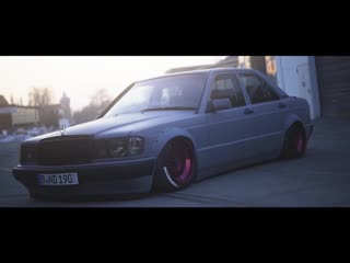 Mercedes w201 ¦ airride ¦ bodykit ¦ rollin in a benzo by lowcarmovie | perfect stance
