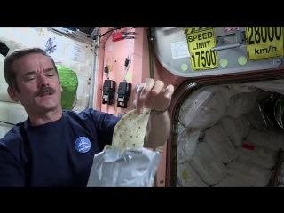 How to make a peanut butter and honey sandwich in space video
