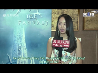 [vietsub] f(victoria) ifeng interview for ice fantasy {t express team}