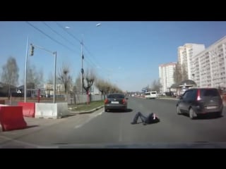 Автоподстава на дороге