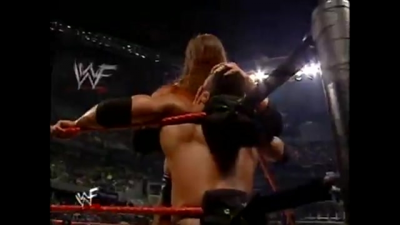 (wwe mania) backlash 2000 triple h vs the rock (wwe title special guest ref match)