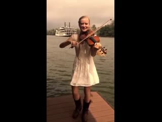 Hillary klug plays fiddle and dance