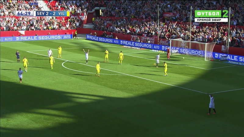 (hd) евгений коноплянка! фантастический гол!!! севилья вильярреал 3 2